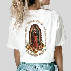 Mary Our Lady of Guadalupe Back Side Shirt