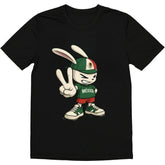 Fashionable Mexico Flag Bunny T-Shirt