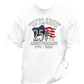 USA 250th Anniversary T-Shirt 1776-2026 American Flag Patriotic Graphic Tee