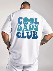 Cool Days Club Retro Vintage Casual Graphic Unisex Tee On Back