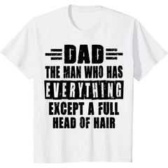 Bald And Proud Dad Father's Day Humor Hair Loss Gift Graphic Unisex Shirt