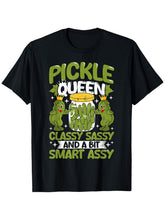 Pickle Queen Sassy Smart Dill Funny Vintage Comfort Casual Party Gift Unisex Tee