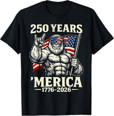 250 Anniversary USA Patriotic Flag 250th 4th of July 2026 Unisex T-Shirt