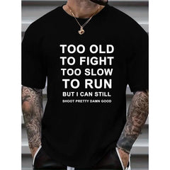 Men's Lightweight Comfort Casual Tee Men's Soft Breathable Casual T-Shirt