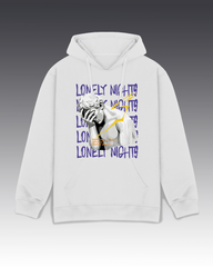 DIYANYONE DIYANYONE Original Vaporwave Hoodies: Lonely Nights Choose Peace