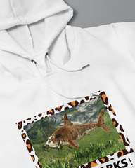 DIYANYONE Original Cursed Image Hoodie: 'Bull Sharks!' Meme