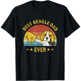 Cute Best Beagle Dad Ever Vintage T-Shirt