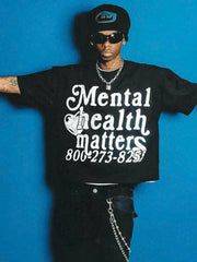 Mental Health Matters Graphic T-Shirt – Casual And Street Style Wear