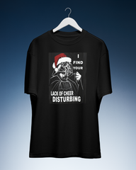 DIYANYONE Original Holiday Humor Tee: Santa Vader 'Lack of Cheer'