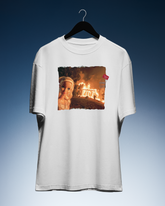 DIYANYONE Original Barbie Fire Meme Cotton Graphic T-Shirt - Dark Humor Statement Apparel, Viral Internet Pop Culture Style