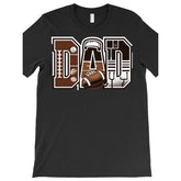 American Football Dad Graphic T-Shirt
