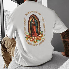 Mary Our Lady of Guadalupe Back Side Shirt