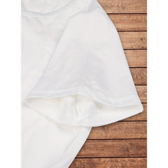 Cross Heart Print T-shirt, Regular Length, Casual Short-sleeved Round-neck T-shirt, Casual Short-sleeved T-shirt