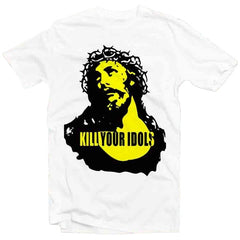 Hard Rock Worn Singer T Shirt Jesus graphic tee