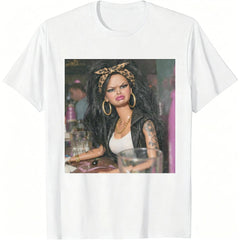 Funny Doll Face Party Meme T-Shirt Creepy Cute Aesthetic Graphic Tee, Unisex Comfort Fit Top