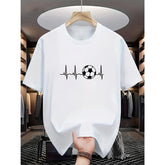 Football 2026 Graphic T-Shirt - Unisex Soccer Fan Casual Wear, Sporty Streetwear Top