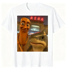 Funny tung tung tung sahur tralalero tralala selfie brainrot T-Shirt