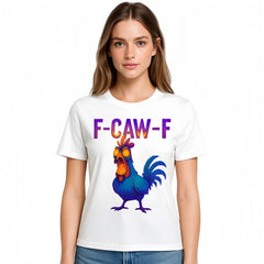 Halloween Rooster Meme F-CAW-F Funny T-Shirt