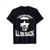 Faith-Inspired "I'll Be Back" Graphic T-Shirt