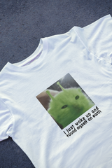 DIYANYONE alien memes T-shirt