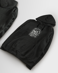 DIYANYONE Original "NO KING AMERICAN" Hoodie - Heavyweight Cotton Blend Streetwear Pullover, Distressed Political Statement Hoodies, Urban Grunge Style