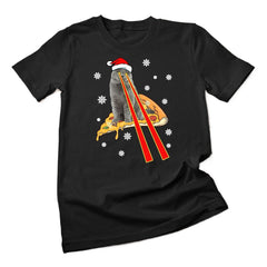 Cat With Laser Eyes Christmas Tee Unisex T-shirt