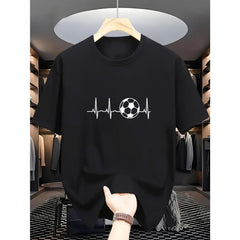 Football 2026 Graphic T-Shirt - Unisex Soccer Fan Casual Wear, Sporty Streetwear Top