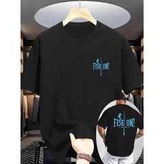 Fish On Fishing Sport Graphic Outdoor Catch Reel Angler Unisex Tee