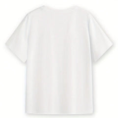 Halloween Graphic, Casual Short Sleeve, Women's T-Shirt, Pumpkin Skull Trick Or Treat Print, Autumn Holiday Party, Gift For Friends
