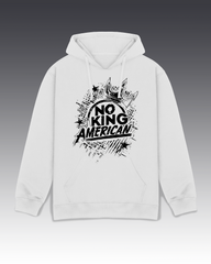 DIYANYONE Original Cotton Hoodie: NO KING AMERICAN Splatter Graphic