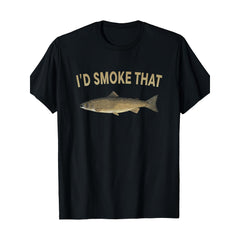 I'm Willing to Pull That Salmon Fishing Funny BBQ Shirt TShirt, Humorous Tee, Casual Wear, Statement Shirt, Short Sleeve Top, Fishing Humor Tee, Funny Gift Idea
