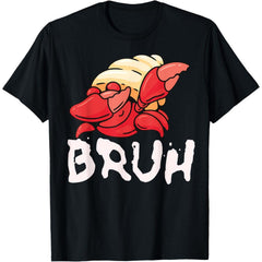 Funny Dabbing Hermit Crab Bruh Meme Ocean T-Shirt