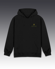 DIYANYONE Original "RELAX" Crown Hoodie - Heavyweight Cotton Blend Pullover, Luxury Parody Wellness Graphic Hoodies