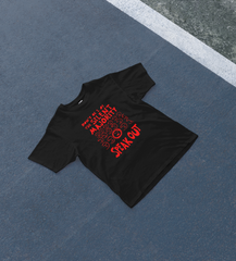 DIYANYONE Original "SILENT MAJORITY SPEAK OUT" Cotton T-Shirt - Bold Activist Graphic Tee, Indie Protest Style