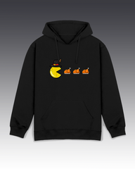 DIYANYONE Retro Gaming Thanksgiving Hoodie: Pac-Man Turkey Dinner Hunt