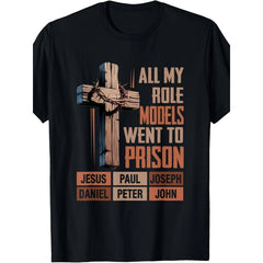 All My Role Models Went Pr Son Jesus Bible Verse T Shirt