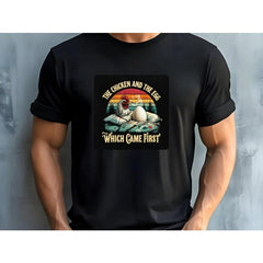 Which Came First the Chicken or the Egg Graphic T-Shirt