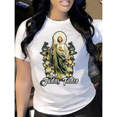 Floral Halo Design Faith-Inspired Graphic Tee