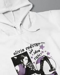 DIYANYONE Original Olivia Rodrigo "GUTS" Style Hoodie - Heavyweight Cotton Blend Fan Pullover, Pop-Punk Y2K Aesthetic Hoodies
