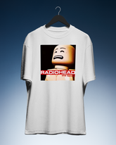 DIYANYONE Original Radiohead "The Bends" LEGO Parody Cotton T-Shirt - Indie Rock Fan Graphic Tee, Funny Music Album Cover Style