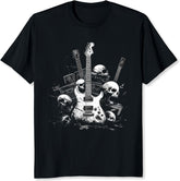 Men’s Vintage Y2K Rock Shirt for Men Skull Punk Metal Graphic Tee