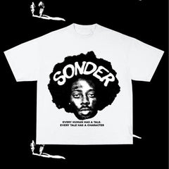 Brent Faiyaz Boxy Fitted Wasteland Unisex Crewneck Letter Print Short Sleeve T-Shirt Women's Tee Gift for Women and Men Cotton Fabric