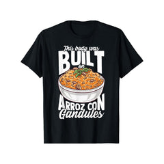 Puerto Rican Arroz Con Gandules Graphic T-Shirt