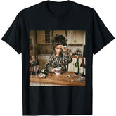 Funny Creepy Doll Face Meme T-Shirt - Weird Mom Humor Graphic Tee, Unisex Casual Top