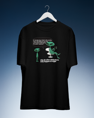 DIYANYONE 3i/atlas Original Dad Joke T-Shirt: Alien Abduction "Homework" Tee