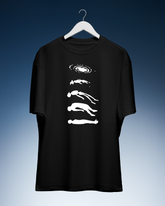 DIYANYONE Original "DEATH to Alive" Cotton T-Shirt - Existential Philosophy Graphic Tee, Whole Life Cycle Art Style