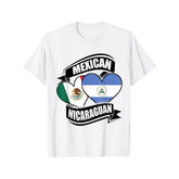 Mexican Nicaraguan Hearts T-Shirt