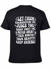 Let Them Inspirational Affirmation Graphic T-Shirt