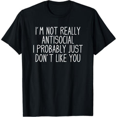 Antisocial Tee Co. Funny Introvert T-Shirt
