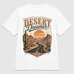 Western Roadtrip Vintage Graphic T-Shirt Desert Unisex Tee09